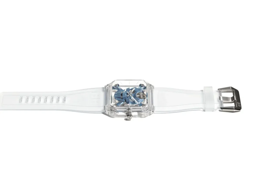 Bell & Ross BR 01 Cyber Skull Sapphire Ice Blue