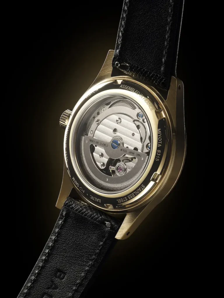 movimento Baltic HMS 002 Gold PVD