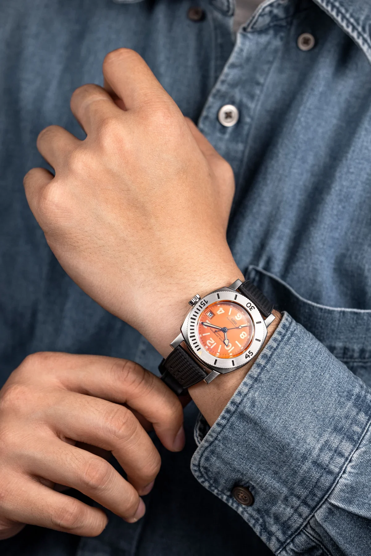 Nivada Grenchen Depthmaster Orange Nivada Grenchen Depthmaster Orange