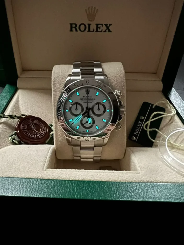 Rolex Daytona 116520 (2014) con Quadrante bianco ApH Dial Chromalight Rolex Daytona 116520 (2014) con Quadrante bianco ApH Dial Chromalight