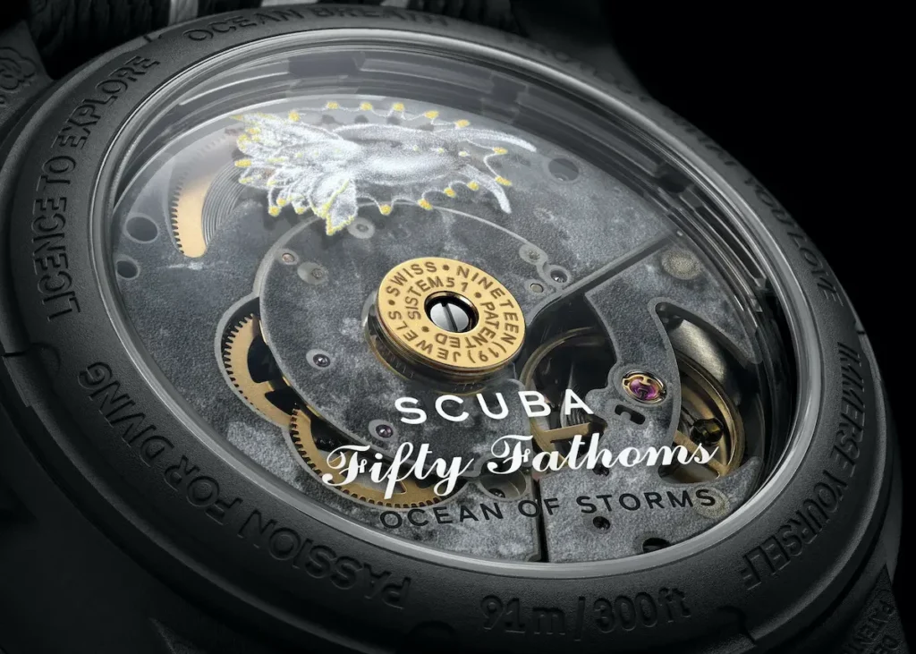 movimento Blancpain x Swatch Scuba Fifty Fathoms Ocean of Storms