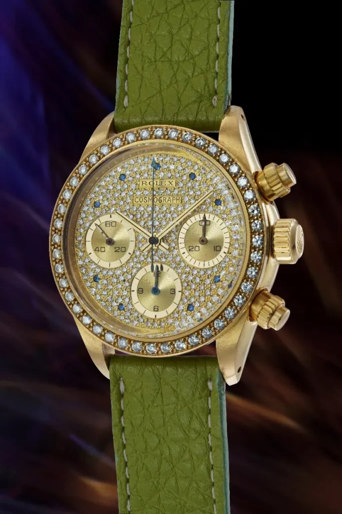 Rolex Cosmograph Daytona Ref. 6269 in 18k yellow gold, 1985