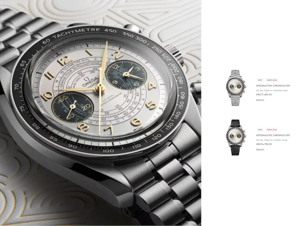 Omega Speedmaster Chronoscope Paris 2024