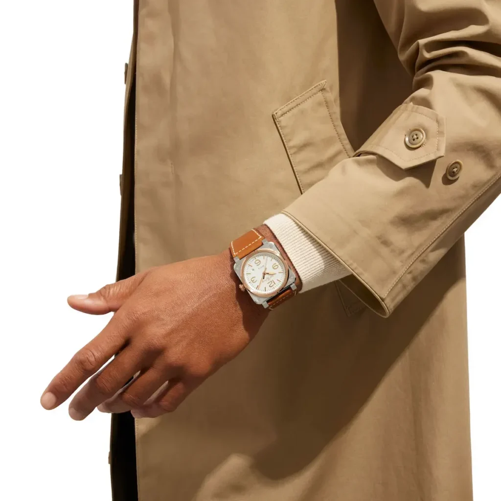 Bell & Ross BR 03 White Steel & Gold 