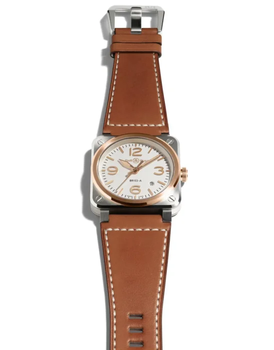 Bell & Ross BR 03 White Steel & Gold 