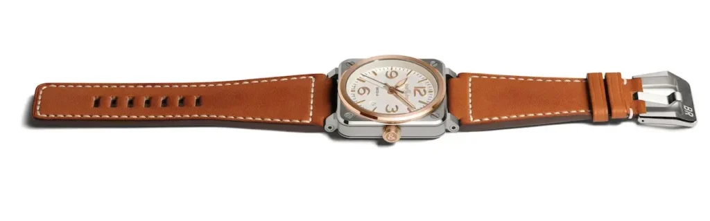 Bell & Ross BR 03 White Steel & Gold 
