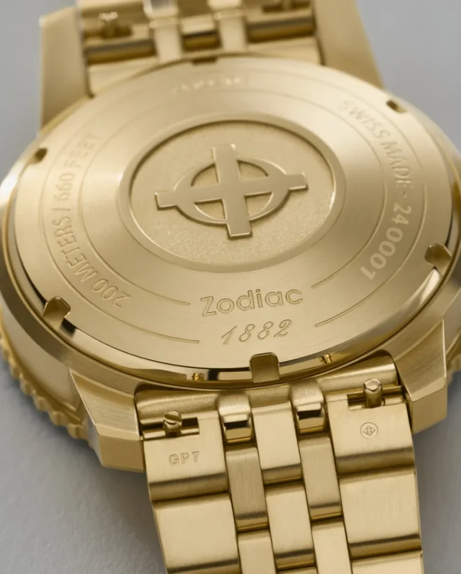 Zodiac Super Sea Wolf Compression Diver in oro Zodiac Super Sea Wolf Compression Diver in oro