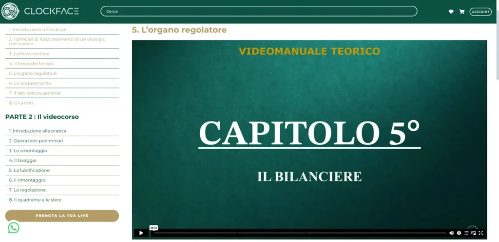 Corso orologiaio online corso di orologeria online