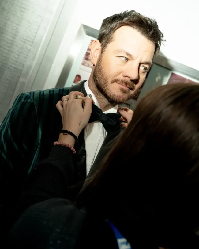 Alessandro Cattelan con un Royal Oak "Jumbo" Extra-Piatto Scheletrato 