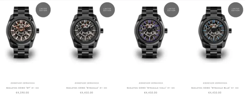 Formex Essence Ceramica Skeleton COSC da 41mm Formex Essence Ceramica Skeleton COSC da 41mm