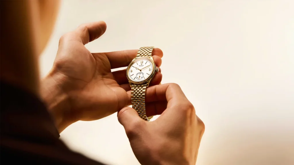 Rolex 1908 Perpetual con bracciale Settimo in oro giallo Rolex 1908 Perpetual con bracciale Settimo in oro giallo