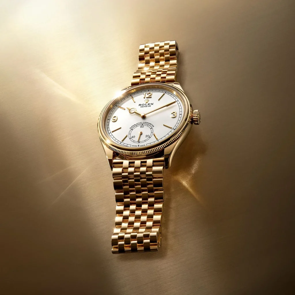 Rolex 1908 Perpetual con bracciale Settimo in oro giallo Rolex 1908 Perpetual con bracciale Settimo in oro giallo