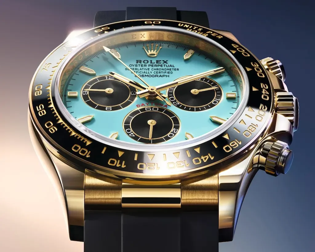 Rolex Daytona Oro giallo con quadrante turchese Ref. 126518LN Rolex Daytona Oro giallo con quadrante turchese Ref. 126518LN
