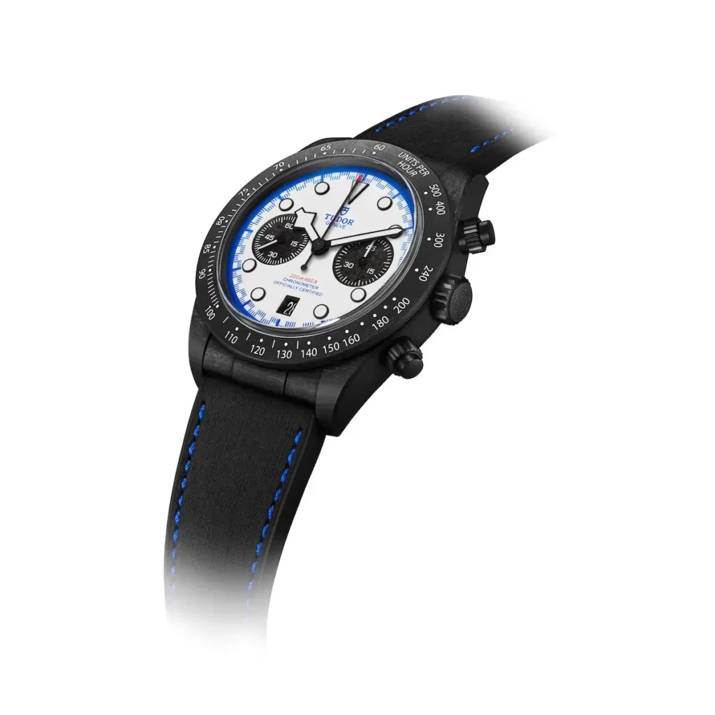 quadrante bianco Tudor Black Bay Chrono Carbon 25 quadrante bianco Tudor Black Bay Chrono Carbon 25