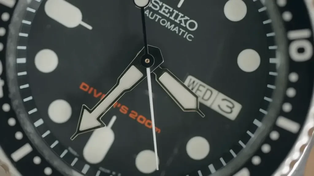 Seiko SKX007 recensione Seiko SKX007 quadrante