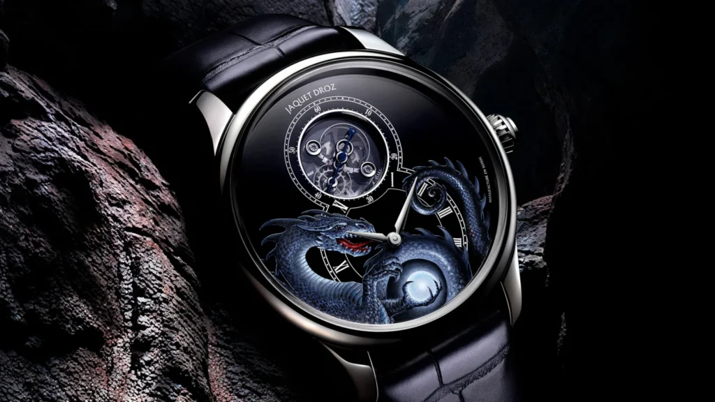 Jaquet Droz Tourbillon White Gold Dragon di John Howe Jaquet Droz Tourbillon White Gold Dragon di John Howe