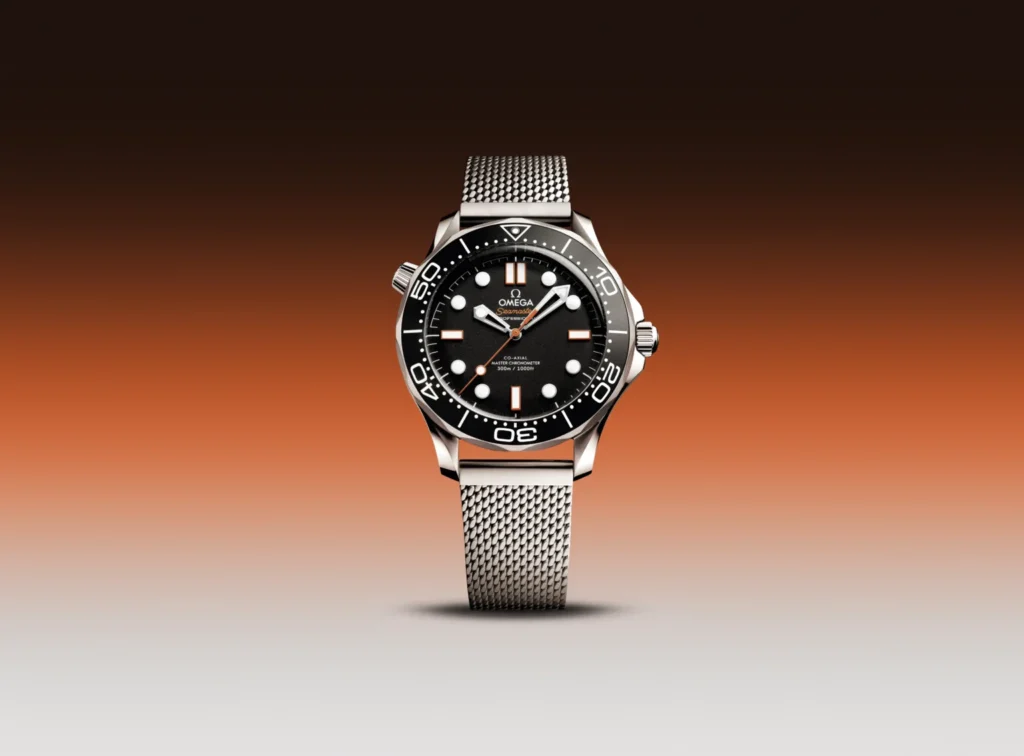 Omega Seamaster Diver 300M No-Date con dettagli Arancione