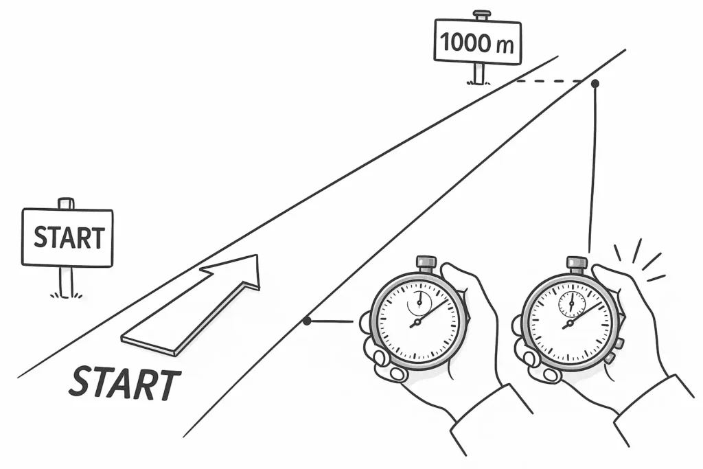 Come misurare la velocità con un orologio cronografo