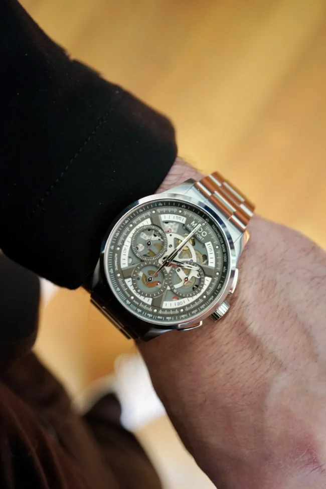 Mido Multifort Skeleton Chronograph