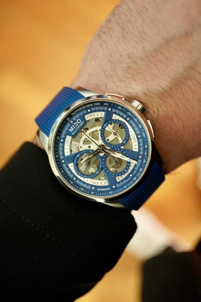 Mido Multifort Skeleton Chronograph