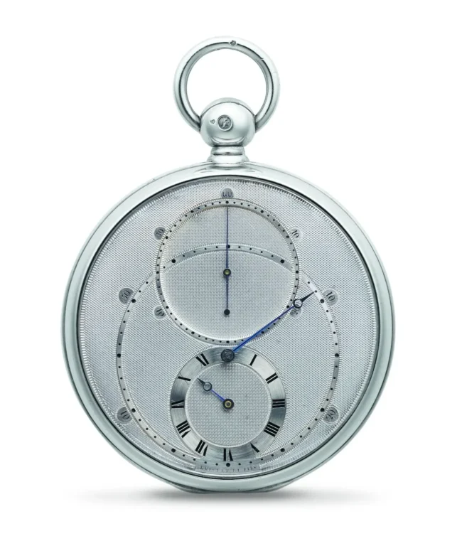 Cronometro marino da tasca Breguet n°3448, venduto nel 1820 all’astronomo Alexis Bouvard.