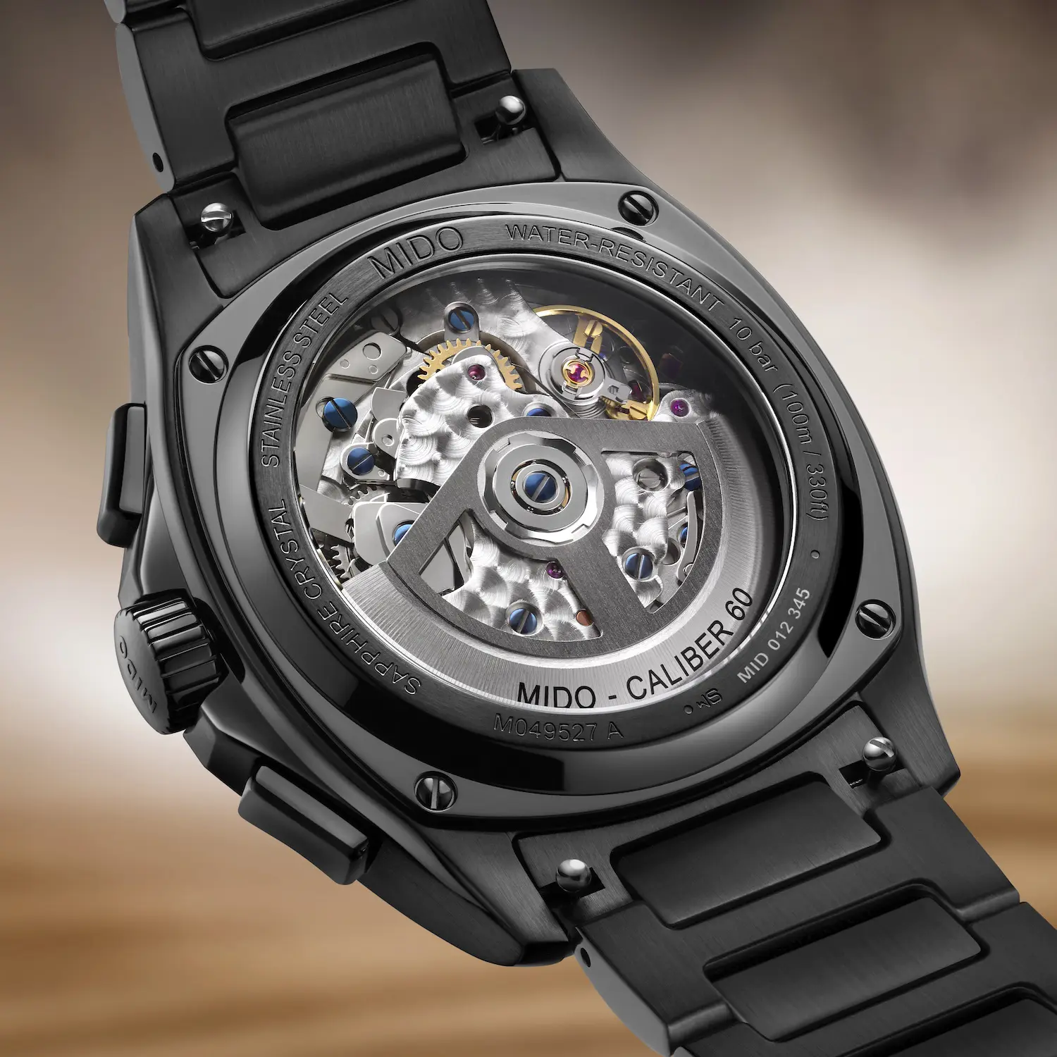 MIDO Multifort TV Chronograph PVD Nero