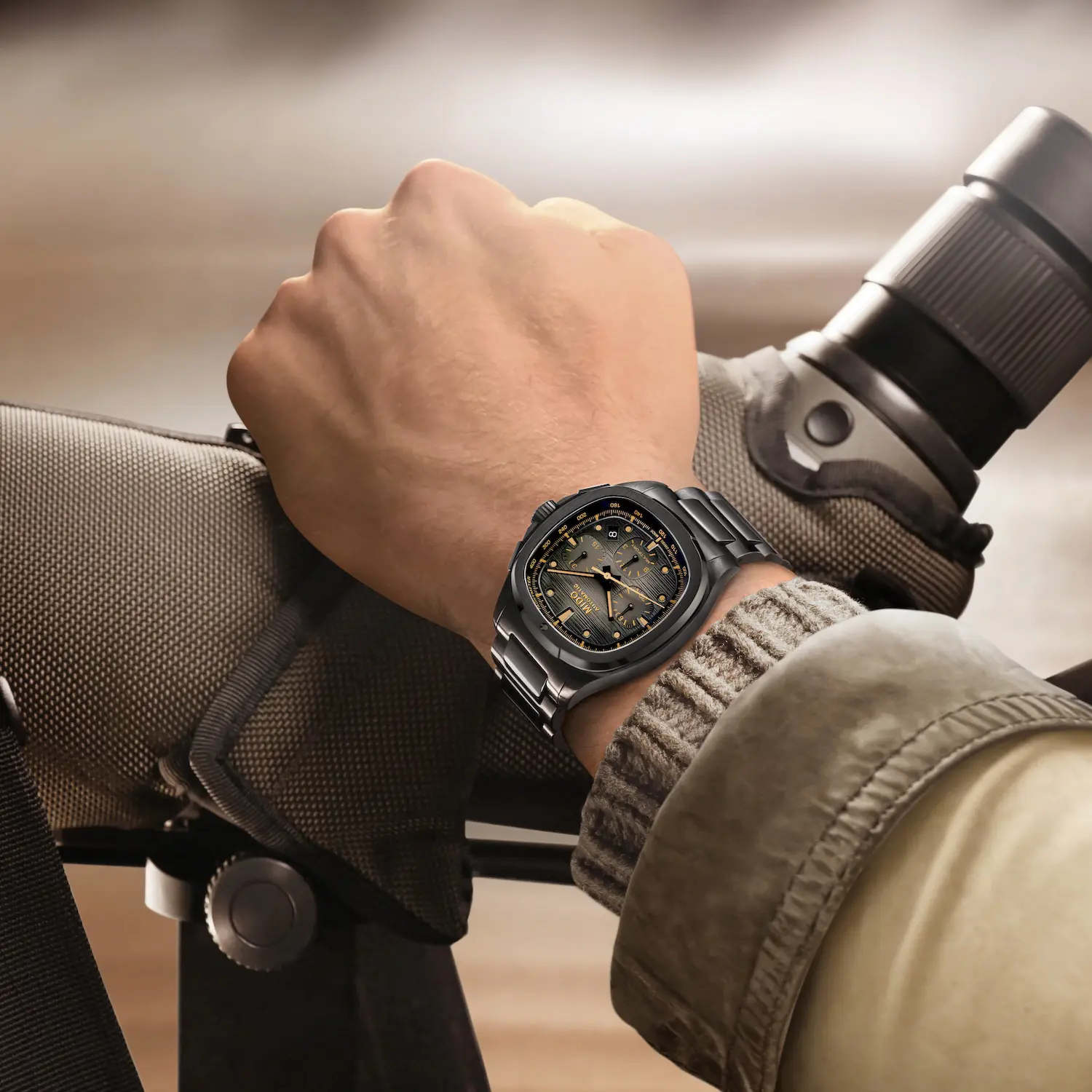 MIDO Multifort TV Chronograph PVD Nero