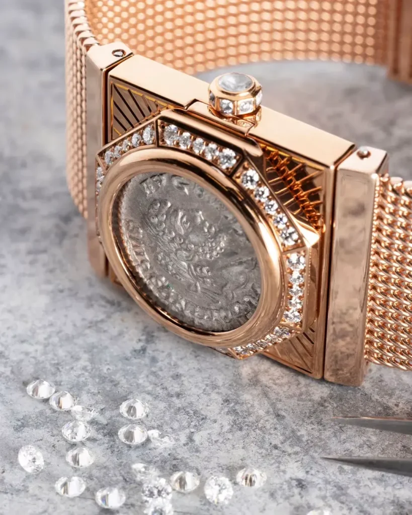 Bulgari Maglia Milanese Monete Secret Watch