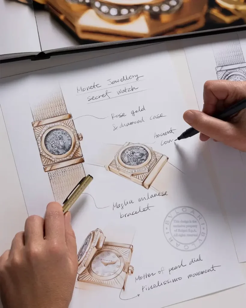 Bulgari Maglia Milanese Monete Secret Watch