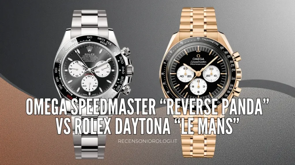 Omega Speedmaster “Reverse Panda” vs Rolex Daytona “Le Mans”