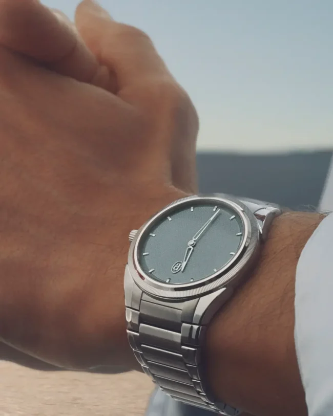 Parmigiani Tonda PF Micro-Rotor Agave Blue Parmigiani Tonda PF Micro-Rotor Agave Blue