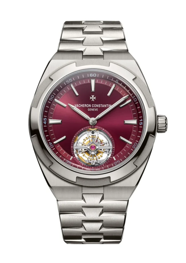 Vacheron Constantin Overseas Tourbillon titanio rosso