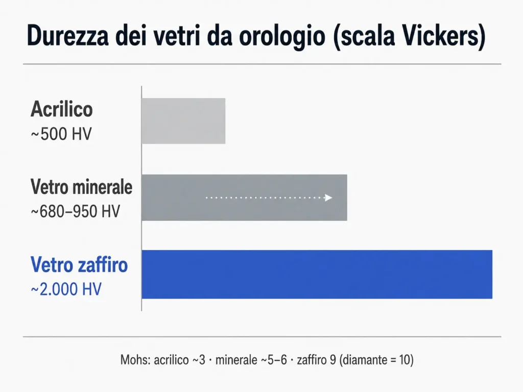 Durezza: scala Mohs + Vickers Durezza: scala Mohs + Vickers