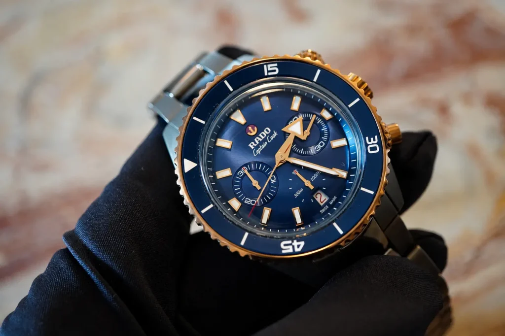 Rado Captain Cook Chronograph blu navy Rado Captain Cook Chronograph blu navy
