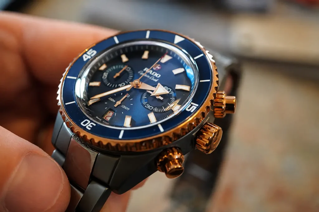 Rado Captain Cook Chronograph blu navy Rado Captain Cook Chronograph blu navy