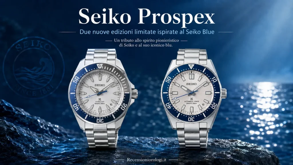Seiko Prospex HBC005 e HBB001 Seiko Prospex HBC005 e HBB001