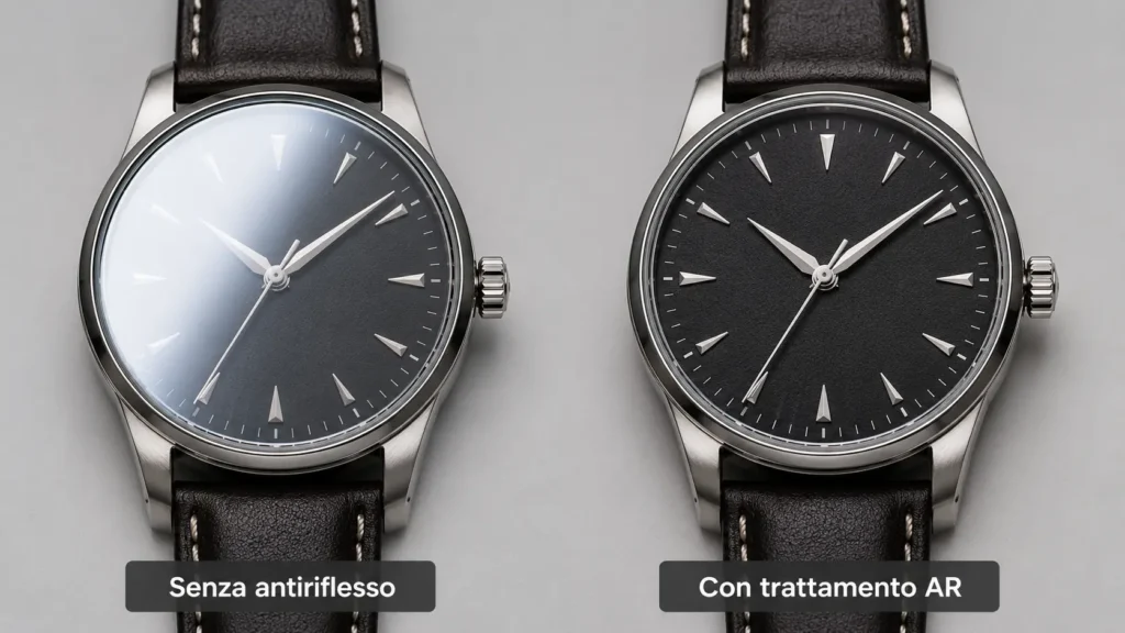 Trattamento antiriflesso (con/senza AR) Trattamento antiriflesso (con/senza AR)