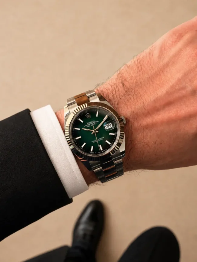 Rolex Datejust 41 verde ombré ref. 126334
