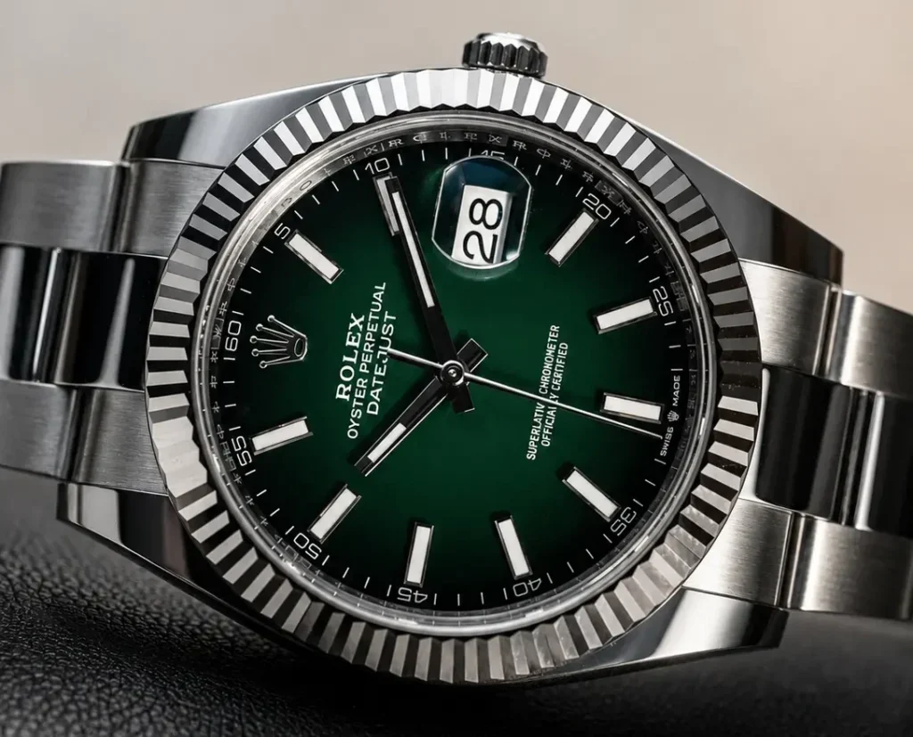 Rolex Datejust 41 verde ombré ref. 126334