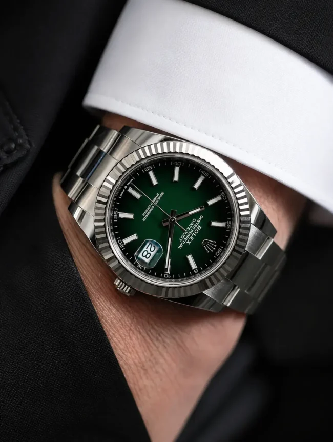 Rolex Datejust 41 verde ombré ref. 126334