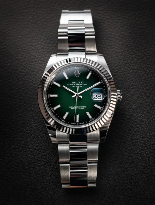 Rolex Datejust 41 verde ombré ref. 126334