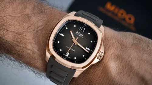 Mido Multifort TV Big Date PVD oro rosa