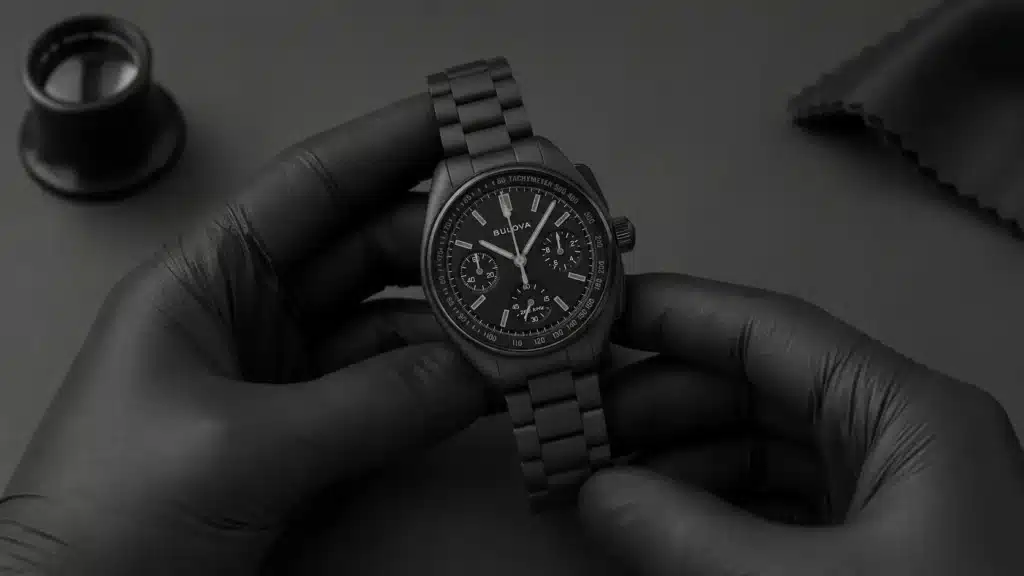 Bulova Lunar Pilot Black Hole 98a335 Bulova Lunar Pilot Black Hole 98a335