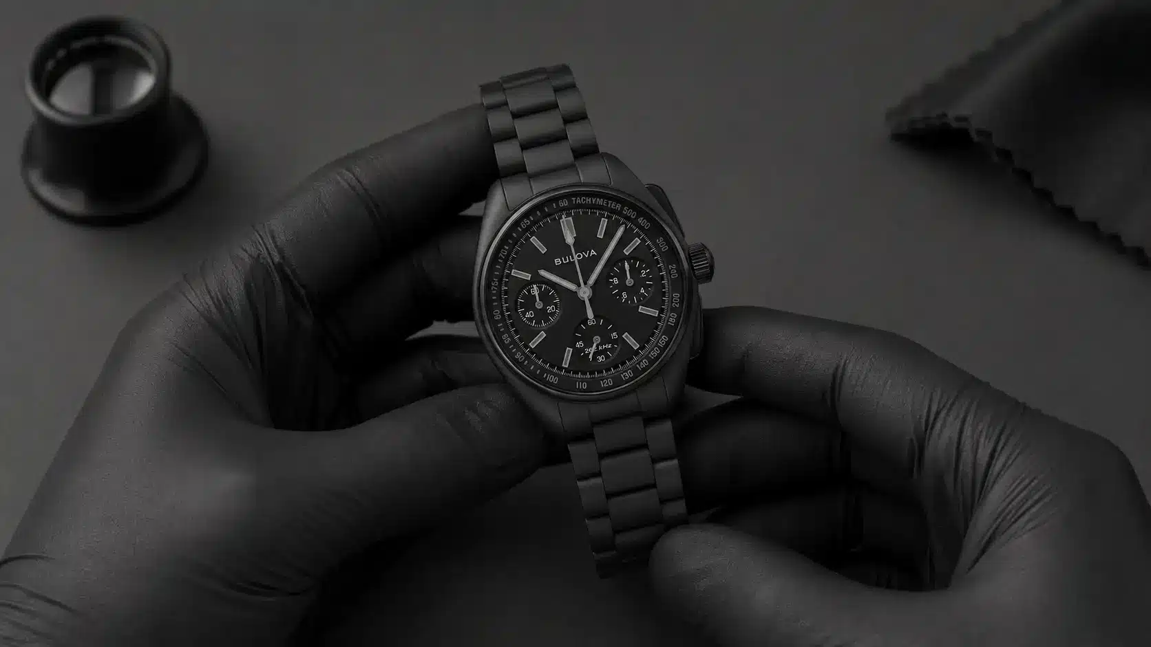 bulova lunar pilot black hole Bulova Lunar Pilot Black Hole 98a335
