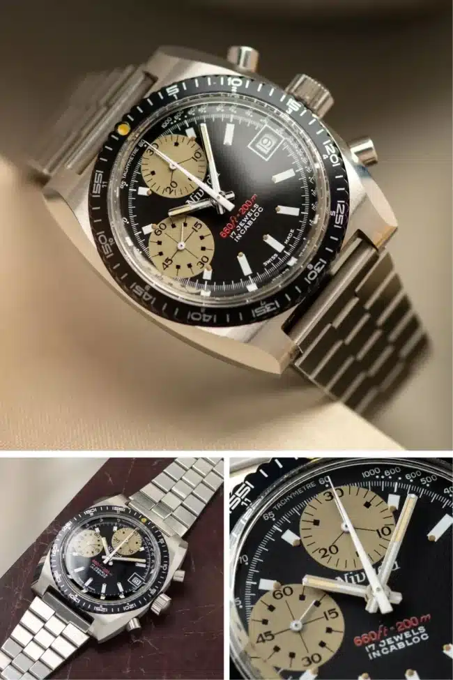 Nivada Grenchen Autochron Orange Automatic Nivada Grenchen Autochron Orange Automatic