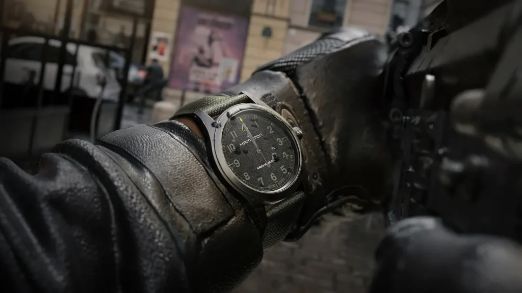 Hamilton Khaki Field Mechanical 38 mm Call of Duty Special Edition per Modern Warfare 4