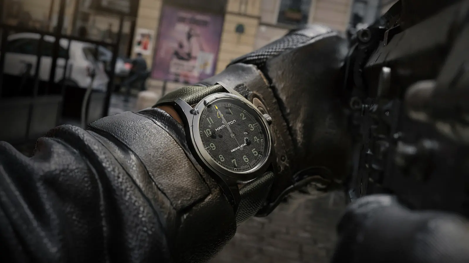 Hamilton Khaki Field Mechanical 38 mm Call of Duty Special Edition per Modern Warfare 4