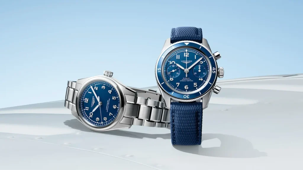 Longines Spirit Pilot e Spirit Pilot Flyback blu